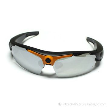 Mini Camera Sunglasses, 350mAh Lithium-ion Polymer Battery, HD Camera Lens, Records Video and Audio